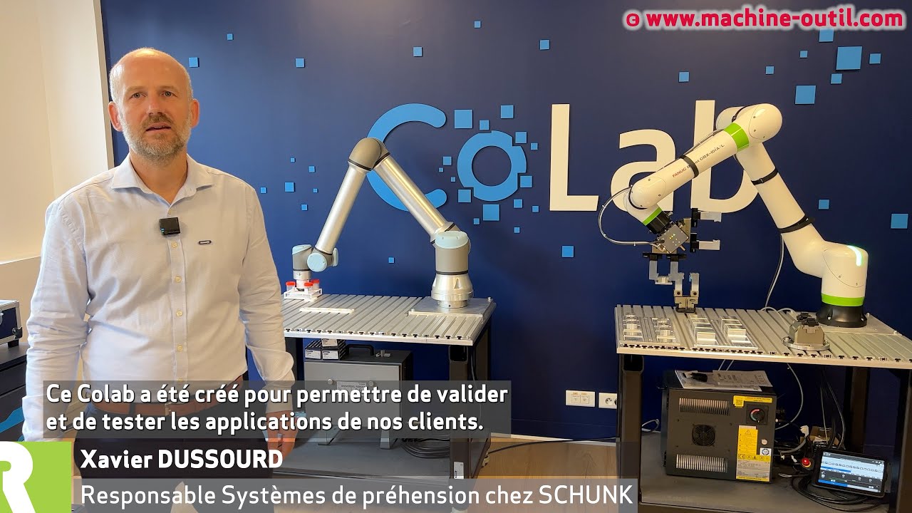 CoLab centre d'applications robotiques de la filiale française de Schunk