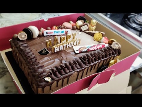لاير كيك حجم عائلي 🎂🍰كيكة عيد ميلاد رستم ابن اختي ⁦❤️⁩