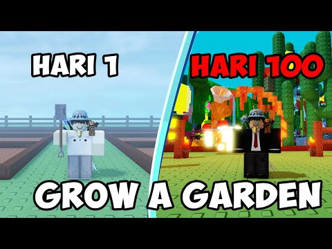 100 HARI DI Game Grow A Garden! (ROBLOX)