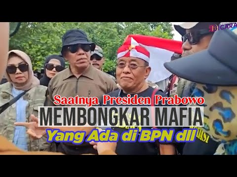 SAATNYA PRESIDEN PRABOWO MEMBONGKAR MAFIA DI BPN DAN KKP