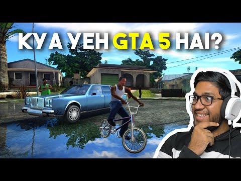 GTA SAN ANDREAS FIRST MISSION ULTRA GRAPHICS MOD LIKE GTA 5 !! (Hindi Gameplay #1)