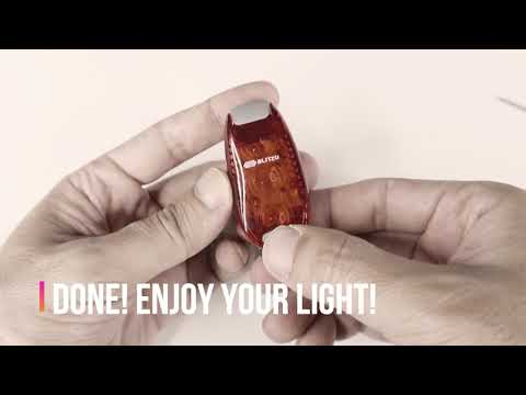 HOW TO REPLACE YOUR BLITZU SAFETY LIGHT'S BATTERIES