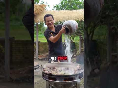 Are these people really going to eat this cow's backbone? #Shorts #Asmr #Food
