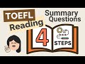 Strategies for Answering Summary Questions