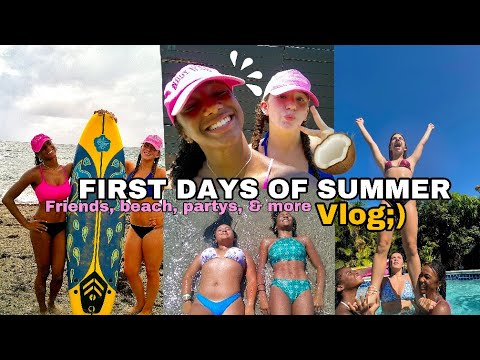 FIRST DAYS OF SUMMER...VLOG🌸☀️🏖️🌊