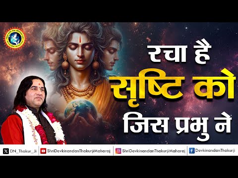 रचा है सृष्टि को जिस प्रभु ने वही ये सृष्टि चला रहे हैं | Top Bhajan | Shri Devkinandan Thakur ji