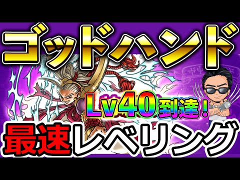 【ドラクエウォーク】Lv40～ 限界まで最速でゴッドハンド育成する生放送！！！