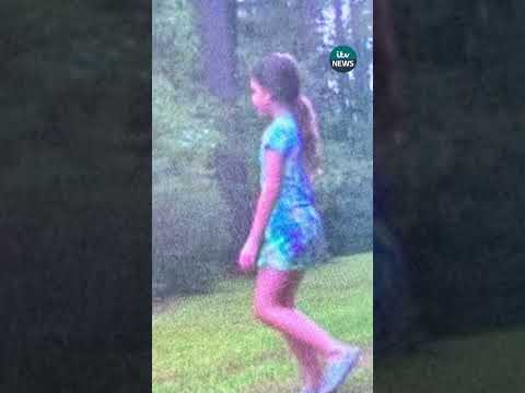 A 10-year-old girl was found asleep in the woods #itvnews