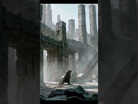 The Seal Explores the Ruins… What Could Go Wrong? 😮🏚️ #Shorts