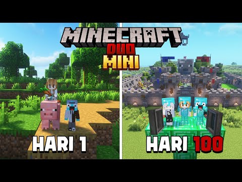 100 Hari di Minecraft Tapi Menjadi MINI