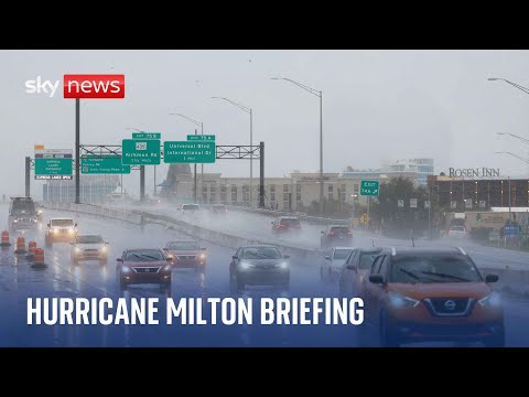 Watch: President Joe Biden receives a briefing on preparations for Hurricane Milton
