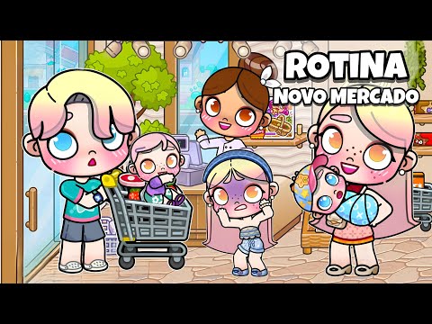 ROTINA NOVO MERCADO ☀️🍓| AVATAR WORLD ROTINAS E HISTÓRIAS PAZU