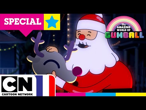 La mission secrète du père Noël 🎄⛄🎅🦌 | Le Monde incroyable de Gumball | @cartoonnetworkFR