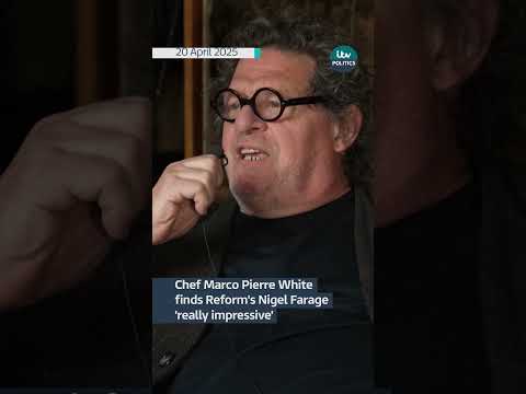 Marco Pierre White: Reform's Nigel Farage is 'very impressive' #itvnews #politics