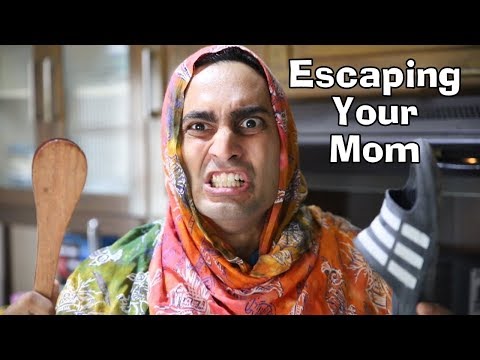 "When You Try To Escape Your Mom's Chapal" -By Danish Ali