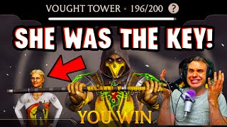 Battle 196 in Vought Tower was INSANE in MK Mobile! Simple Trick on How to Beat It!