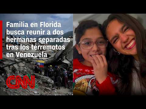 Perdió a su madre en los terremotos de Venezuela y ahora busca reunirse con su hermana de 12 años