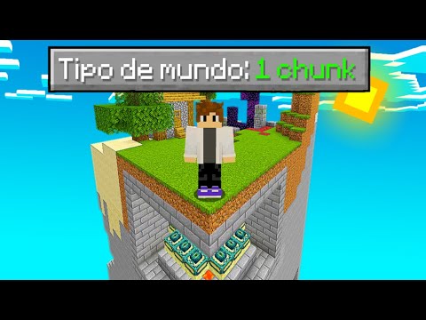 MINECRAFT MAS É SÓ 1 CHUNK!!!