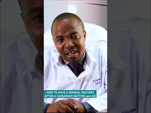 HOW TO HAVE A NORMAL DELIVERY AFTER A CAESAREAN SECTION part 6(I) #shorts