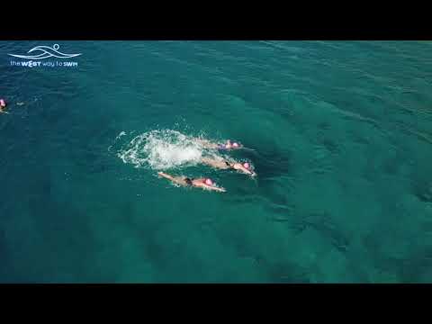 Open water drills- TRIO - One swimmer passes the other swimmers