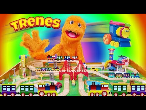 Conductor de tren de Choo Choo Fuzzy Tren juguete Videos para los niños 🚂 tren para juego de niños