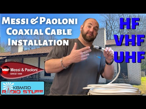 Messi & Paoloni Coaxial Cable Installation for HF VHF & UHF