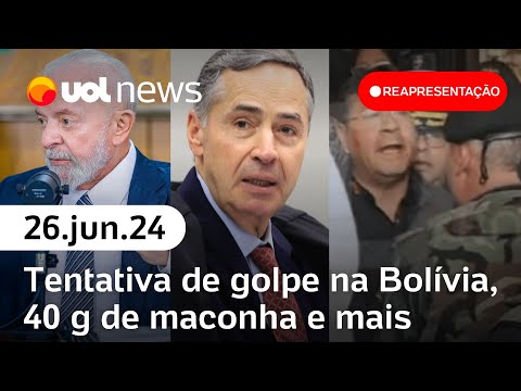 Bolívia sofre tentativa de golpe; Lula no UOL e mais notícias | Reapresentação UOL News 2ª Edição