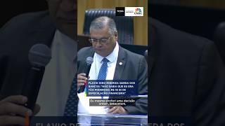 Flávio Dino minimiza queda dos bancos: "Não sabia que eu era tão poderoso" #shorts