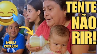 🤣 QUANDO A VOVÓ É DISTRAÍDA DEMAIS 🤣 - VÍDEOS ENGRAÇADOS DO TENTE NÃO RIR 🤣