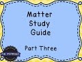 Properties of Matter and Materials