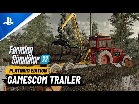 Farming Simulator 22 - Platinum Edition Gameplay Trailer | PS5 & PS4 Games