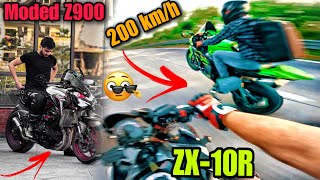 Insane ZX10R Wheelie Chased on my Z900 🤯🔥 | Superbike Hyper Ride 🔥