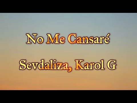 Sevdaliza - No Me Cansare (Lyrics) FT. Karol G