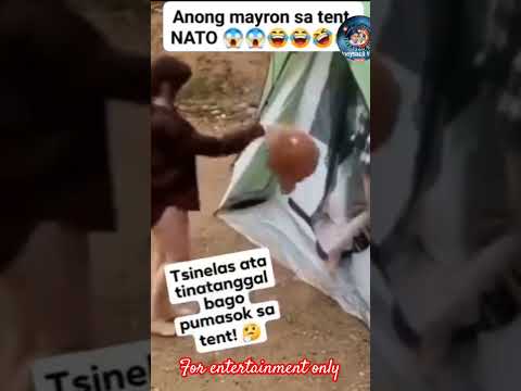 ano kaya meron ss loob ng tent 😳🫣 #funny #ytshorts #justforfun #entertainment #goodvibes
