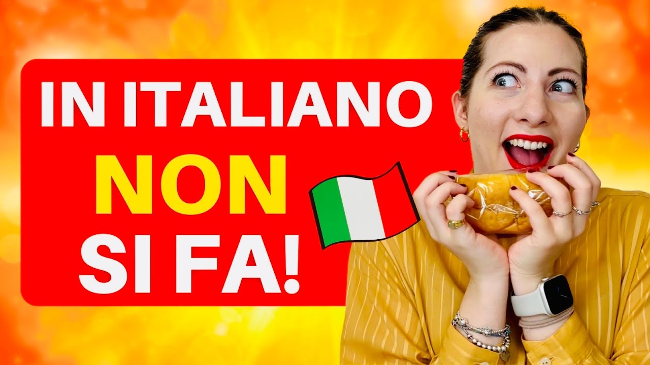 NON Esiste in Italiano: 8 Cose che nella lingua italiana NON si dicono (perché non si pu)