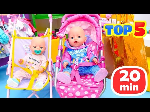 Çocuk videoları TOP 5. Bebek bakma oyunları, doktor oyunu ve evcilik