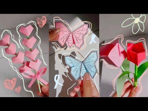 EASY PAPER CRAFT IDEA | BIKIN HADIAH DARI KERTAS |PAPER CRAFT FOR SCHOOL /KERAJINAN MUDAH 😱😆