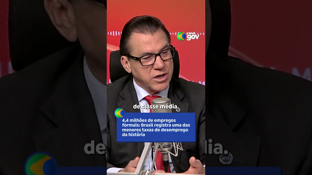 MENOR TAXA DE DESEMPREGO DA HISTÓRIA