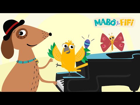 INSTRUMENTOS, FORMAS E BRINCADEIRAS MUSICAIS COM MABÔ E FIFI  | vídeo musical educativo