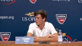 Open US 2015 Tennis Interview with  Tommy Paul Boys' Final