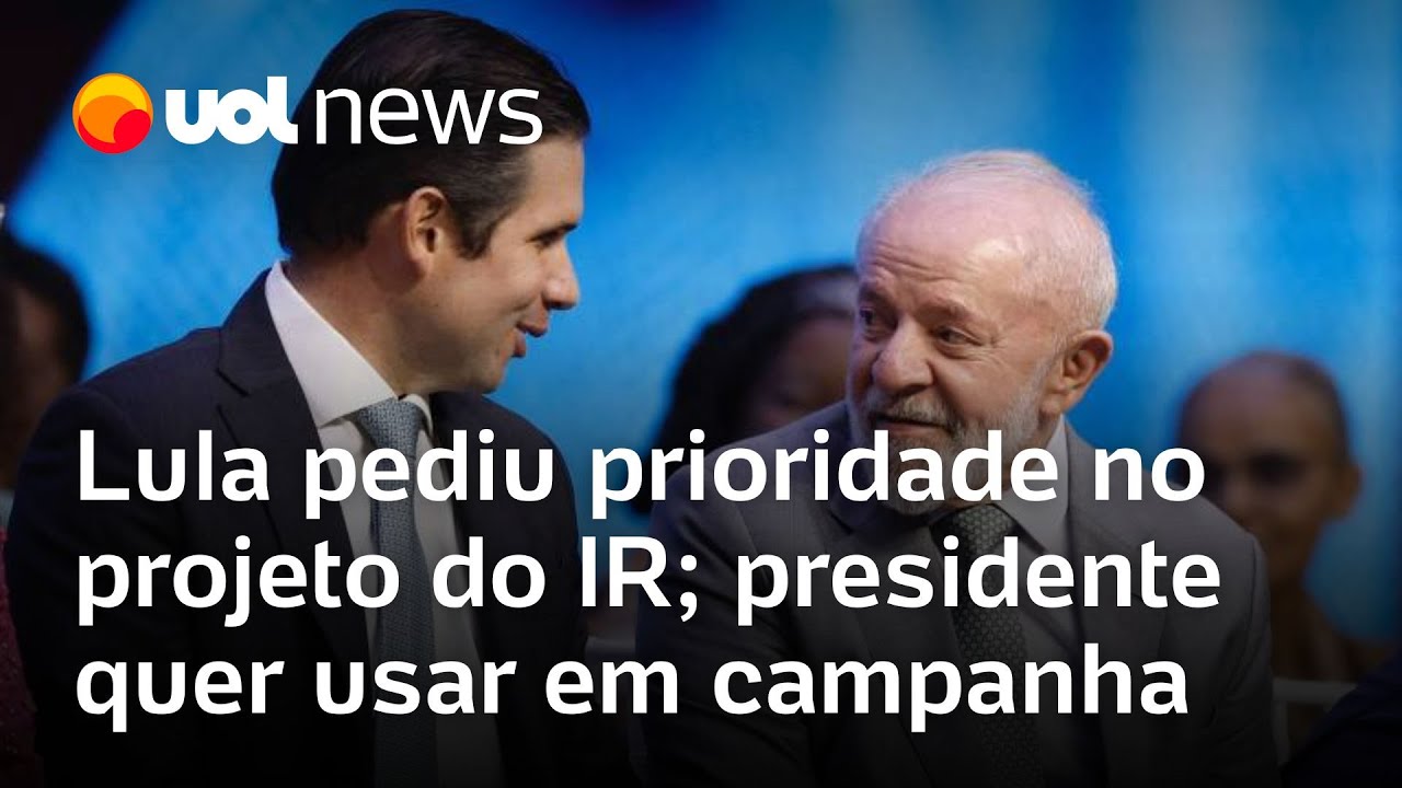 Lula pediu a Motta prioridade máxima em votação do projeto que isenta de IR quem ganha R$ 5 mil
