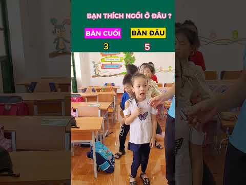 Bạn thích ngồi học ở đâu? Hà Thị Thìn #hathithin #shortvideo #shorts #shortsvideo #dovui