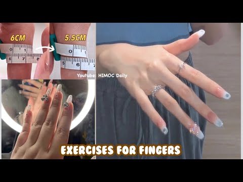 Fingers exercises| elonggate & Silm fingers for girls in 2 weeks ✌️