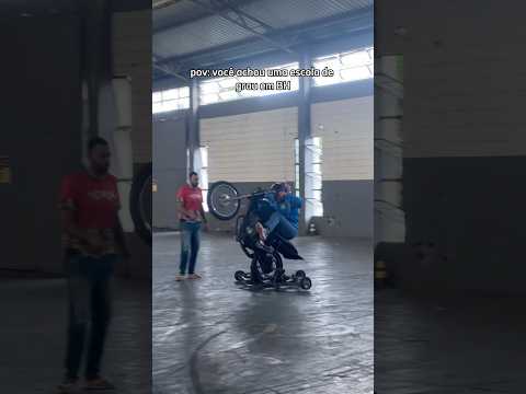 Primeira aula e quase a última KKKKKKKK #motovlog #motorcycle