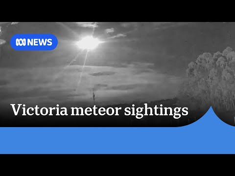 YouTube video thumbnail:  'Thought it was a Plane Crash': Meteor Shakes Houses Across Victoria