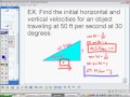 Projectile Motion and Trigonometric Functions