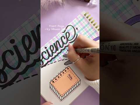 Stunning Front Page idea | Science ✂️ #shorts #frontpage #nhuandao