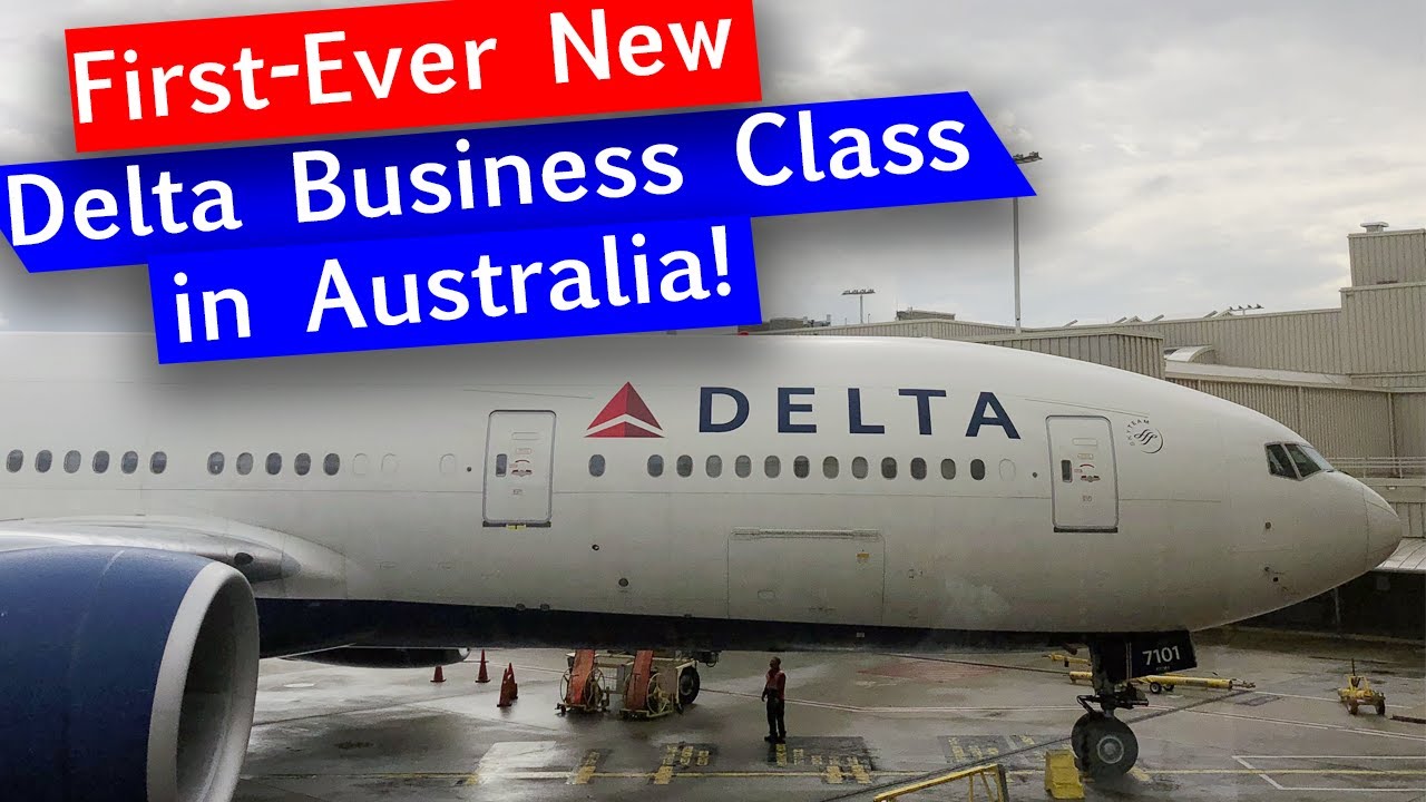 Delta Air Lines Refurbished 777 from SYD to LAX - NEW Delta One Suites