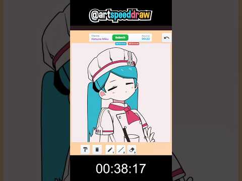 Let's draw Hatsune Miku from Obsolete Meat in Roblox Speed draw (edited)