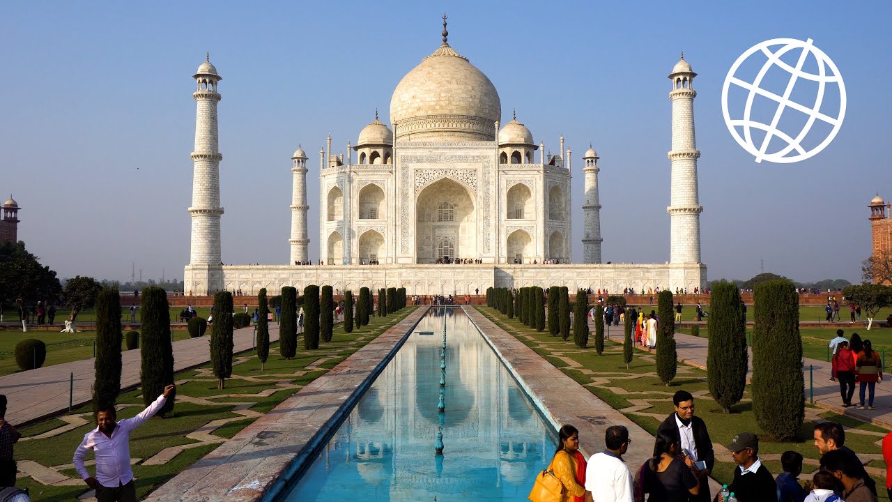 Taj Mahal, Agra, India in 4K Ultra HD